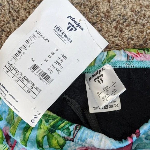 Men's Phelps Flamingo Brief 6.5 CM.  Size 34 - Picture 2 of 2